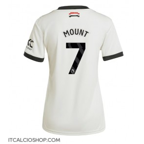 Manchester United Mason Mount #7 Terza Maglia Femmina 2024-25 Manica Corta
